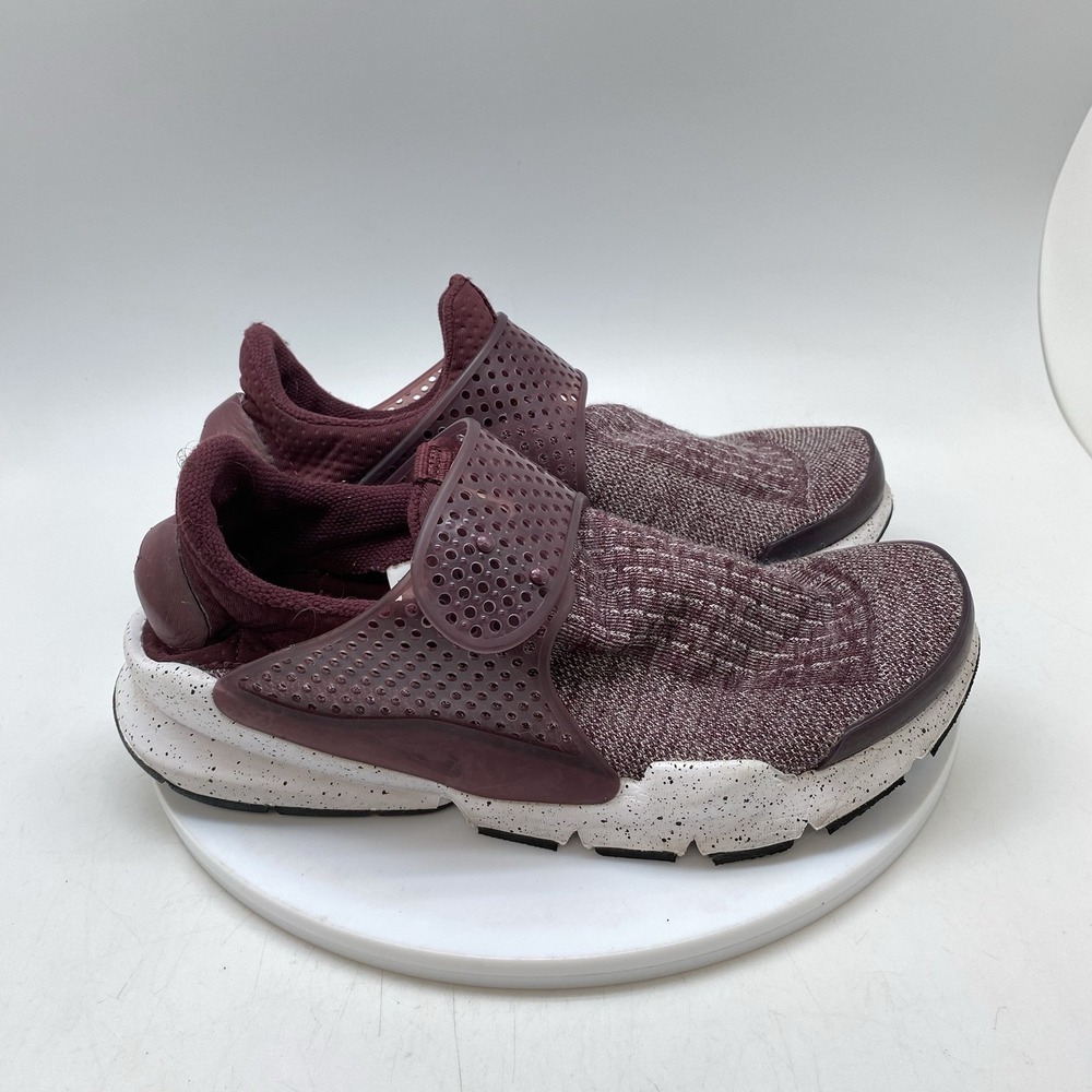 Nike Sneakers Mens 8 Sock Dart SE Premium Night Maroon 859553-600 Running Shoes